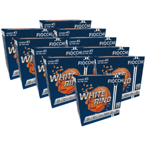 FIOCCHI WHITE RINO 12GA 2.75" - 1-1/8OZ #7.5 1250FPS 250R CASE