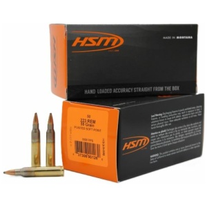 HSM 223 REM 55GR PSP - 50RD 10BX/CS