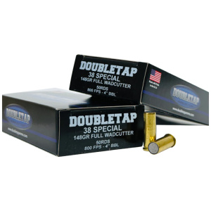 DOUBLETAP 38 SPL 148GR FULL - WADCUTTER 50RD 20BX/CS