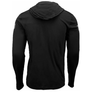 GLOCK HOODED PERFORMANCE LONG - SLEEVE SHIRT LG BLACK