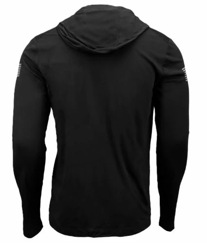 GLOCK HOODED PERFORMANCE LONG - SLEEVE SHIRT XL BLACK