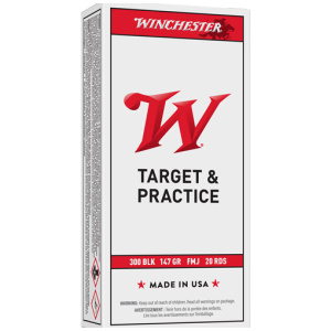 WINCHESTER USA 300 AAC 147GR - FMJ 20RD 10BX/CS