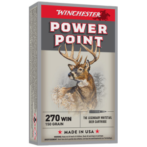 WINCHESTER SUPER-X 270 WIN - 150GR POWER POINT 20RD 10BX/CS