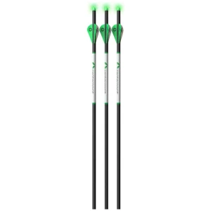CENTERPOINT XBOW ARROW PREMIUM - 20" GRN LIGHTED NOCK .003 3PK