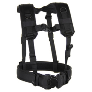 BH LOADBEARING SUSPENDERS/HRNS BLK
