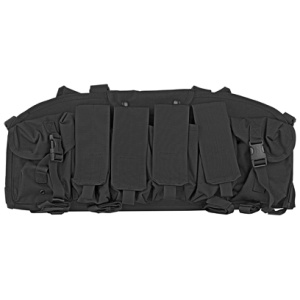 BH CMDO CHEST HRNS BLK