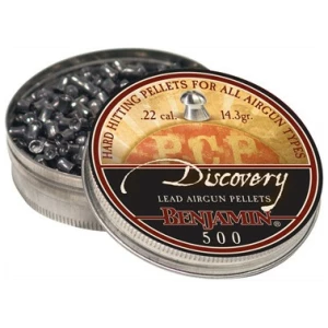 BENJAMIN DISCOVERY 22 PELLETS - 14.3 GRAINS HP 500-PACK