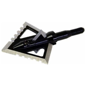 MAGNUS BROADHEADS BLACK HORNET - 4-BLD SERRATE 100GR 1 1/4" 3PK