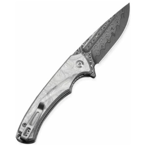 CIVIVI KNIFE VOIDFLARE 2.92" - G10 ALUMINUM FOIL DAMASCUS