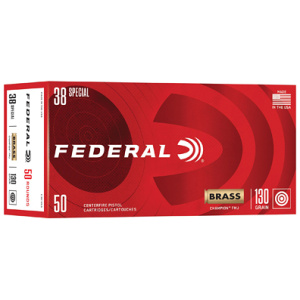 FED CHAMP 38SPL 130GR FMJ 50/1000
