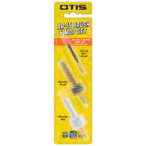 OTIS AR-15 CHAMBER BRUSH & MOP - SET 8-32 THREADS