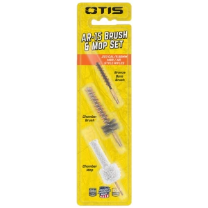 OTIS AR-15 CHAMBER BRUSH & MOP - SET 8-32 THREADS