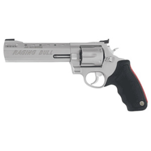 TAURUS RAGING BULL 44MAG 6.5" - VENT RIB AS 6-SHOT SS RUBBER