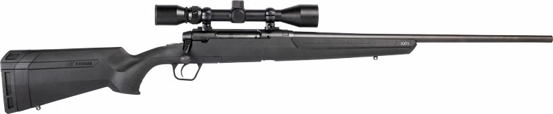 SAVAGE AXIS XP 270 20" - THREADED W/3-9X40 BLACK/BLACK