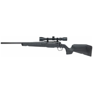 SAVAGE AXIS XP 243 20" LH - THREADED W/3-9X40 BLACK/BLACK