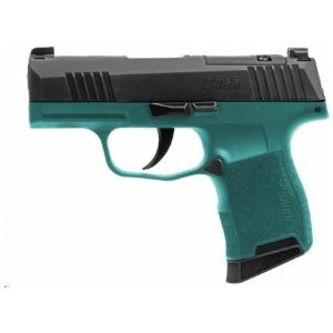 SIG P365 BAMA BREEZE 9MM 3.1" - XRAY3 (2)10RD TEAL/BLACK