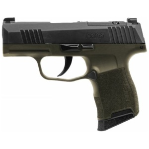 SIG P365 FORTUNATE SON 9MM - 3.1" XRAY3 (2)10RD GREEN/BLACK