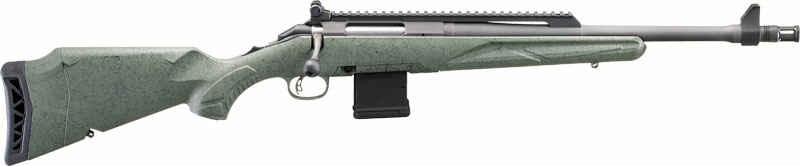 RUGER AMERICAN GENII SCOUT - 5.56 16.1" COBALT GREEN SYN