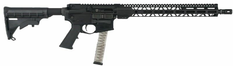 FAXON SPORT AR-15 RIFLE 9MM - PCC 16" M4 STOCK BLACK