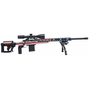 HOWA M1500 25 CREEDMOR APC - CHASSIS 24" HB USA FLAG