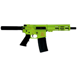 GLFA AR15 PISTOL 223 WYLDE - 7.5" NITRIDE ZOMBIE SPLATTER
