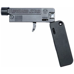 TRAILBLAZER LIFECARD 22LR - SINGLE SHOT POLY THREADED BLK