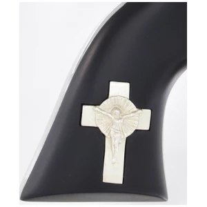 CIMARRON HOLY SMOKER 357MAG FS - 4.75" WHITE/SILVER CROSS BLACK