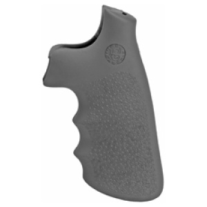HOGUE S&W ROUND BUTT RUBBER CONV BLK