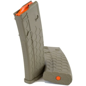 Sentry Hexmag Series 2 AR-15/M4/M16 Rifle Magazine FDE with Orange Follower .223/5.56x45mm 30/rd