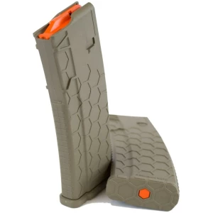 Sentry Hexmag Series 2 AR-15/M4/M16 Rifle Magazine FDE with Orange Follower .223/5.56x45mm 30/rd