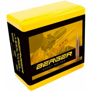 Berger Long Range Hybrid Target Bullets - 6mm 120gr OTM 100/ct