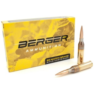 Berger Match Grade Rifle Ammunition 300 Norma Magnum 230gr Hybrid OTM Tactical 20/rds