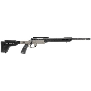 Savage 110 Ultralite Elite Rifle 6.5 Creedmoor 3rd Capacity 18'' Threaded Gray Metal Barrel Black Synthetic Stock