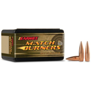 Barnes Match Burners Rifle Bullets 6.5mm .264" 120 gr BT MATCH 100/Box