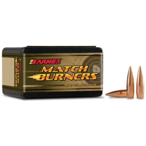 Barnes Match Burners Rifle Bullets 6.5mm .264" 120 gr BT MATCH 100/Box
