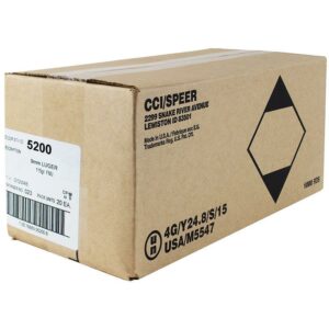 CCI Blazer Brass Handgun Ammunition 9mm Luger 115 gr. FMJ 1145 fps 1000/ct Case (20-50ct)