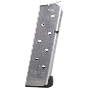 Chip McCormick 1911 Compact Power Mag Handgun Magazine Stainless Steel .45 ACP 8/rd