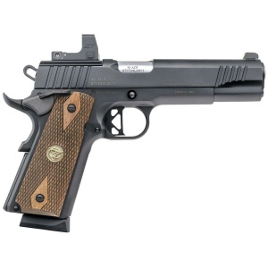 Chiappa 1911 Superior MRS Red Dot Handgun .45 ACP 5" Barrel Blued Frame Walnut Grips ZT Red Dot