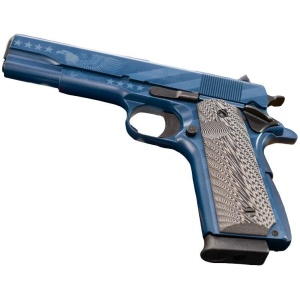 Chiappa 1911 250th Anniversary Handgun .45 Auto 8rd Magazine 5'' Barrel Blue Navy Cerekote G10 Grips