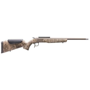 CVA Scout Spur Shotgun 28ga 2-3/4" Chamber Single Shot 22" Smooth Bore Barrel Patriot Brown Finish with Mossy Oak New Bottomland Stock