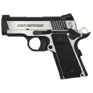 Colt Combat Elite Defender Handgun 9mm Luger 8rd Magazine 3" Barrel Two-Tone Finish