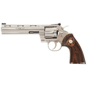 Colt Target Python Handgun .357 Mag 6rd Capacity Stainless Steel Frame Walnut Medallion Grips