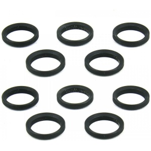 TacFire AR-10 Muzzle Brake Crush Black Washers - 10/ct