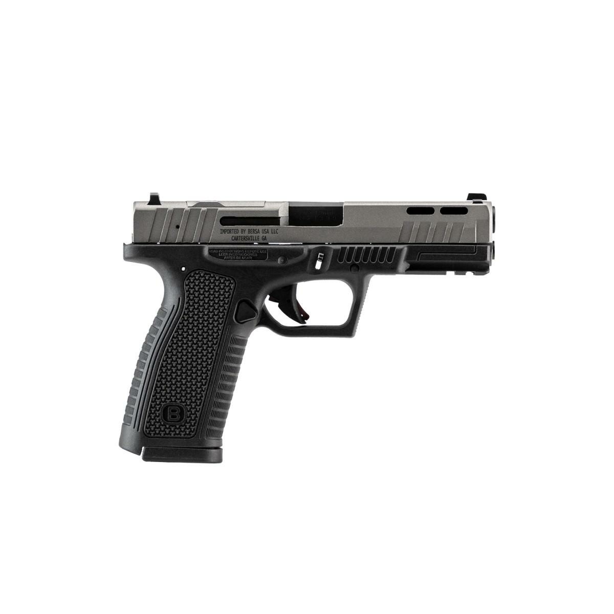 Bersa BP9FS Handgun 9mm Luger 17rd Magazine(2) 4.25" Barrel Duotone Optics Ready
