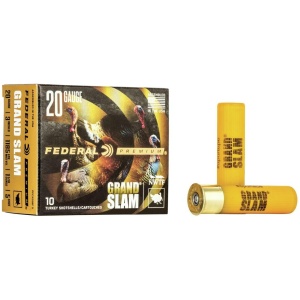 Federal Grand Slam Shotshells 20 ga 3" 1- 5/16 oz 1185 fps 5 10/rd