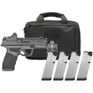 Springfield Gear Pac Hellcat Pro Comp OSP Handgun 9mm Luger 10rd Magazines(4) 3.7" Barrel Green Dot & Bag
