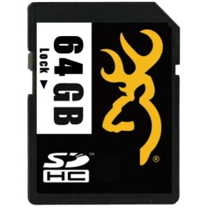 Browning Trail Camera 64 GB SD Card Class 10