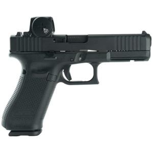 Glock V-Series Model 17 Handgun 9mm Luger 17rd Magazines (3) 4.5" Barrel Vortex Defender Black Cerakote Austria