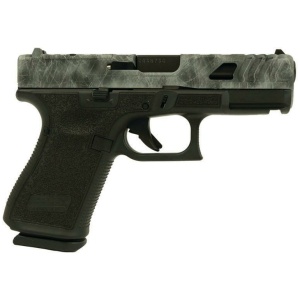 Glock V-Series Model 19 Marble Cerakote Handgun 9mm Luger 15rd Magazines (3) 4.02" Barrel LSR Stipple USA Made