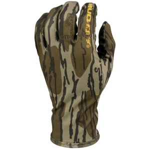 Muddy Lightweight Fleece Gloves Mossy Oak Bottomland L